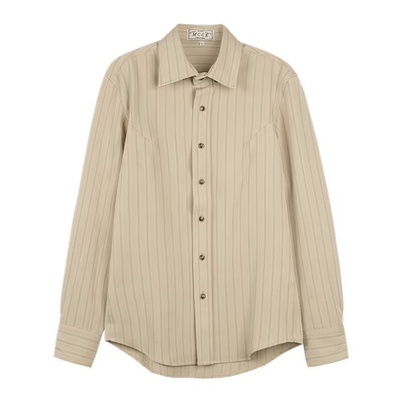 Image of Ruben | Men's Long Sleeve Striped Shirt
