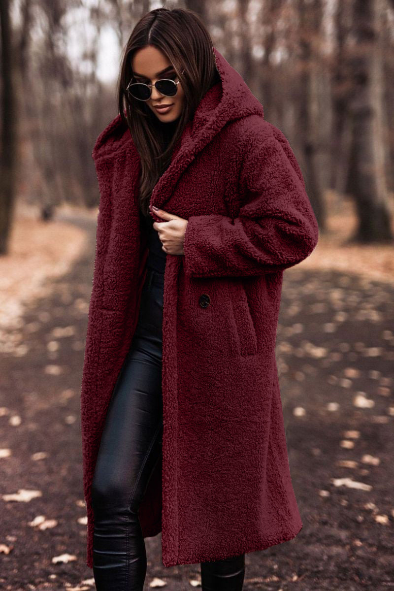 Image of Ruby | Women's Hooded Teddy Coat