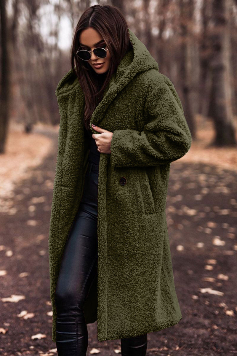 Image of Ruby | Women's Hooded Teddy Coat
