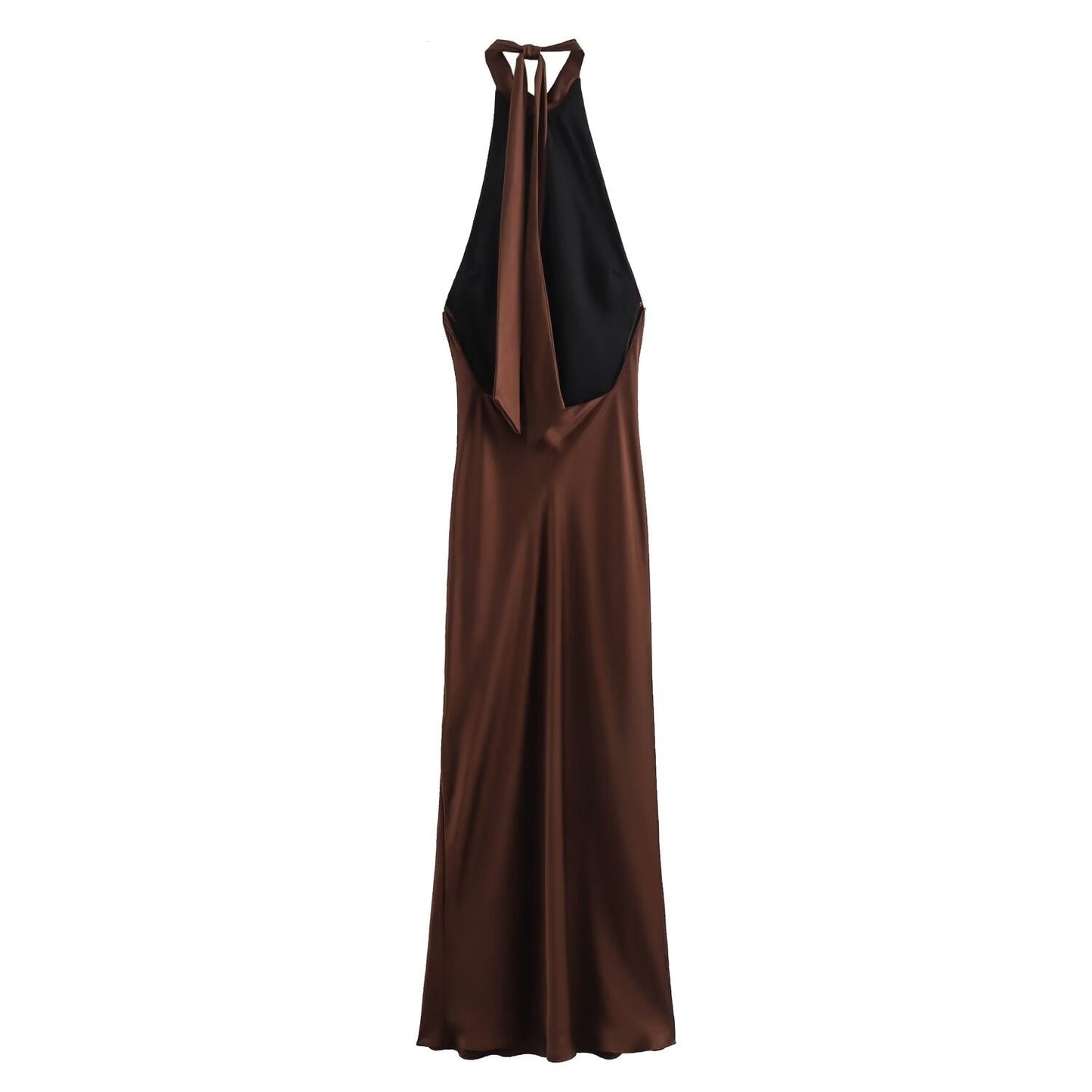 Image of Sadie | Women's Sleeveless Halter Maxi Dress