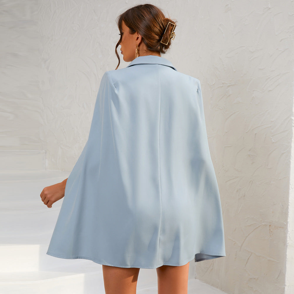 Image of Sage | Women's Double-Breasted Blazer Mini Dress