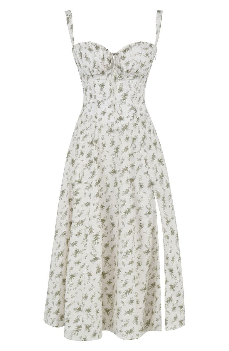 Image of Samantha | Women's Spaghetti Strap A-Line Midi Dress