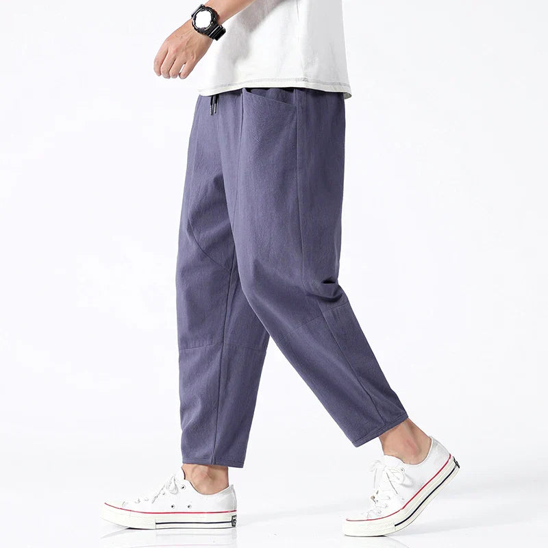 Image of Samuel | Men's Cropped Drawstring Pants