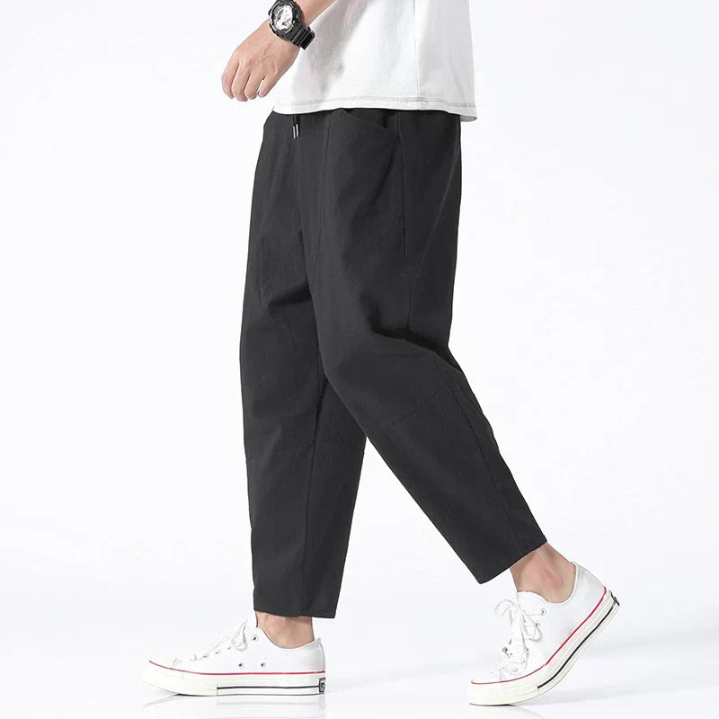 Image of Samuel | Men's Cropped Drawstring Pants