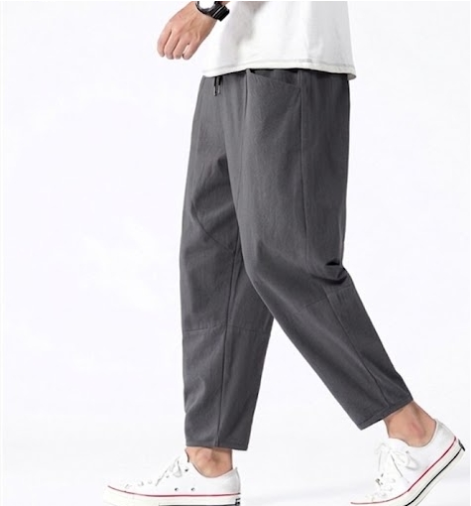 Samuel | Men's Cropped Drawstring Pants - Image 1