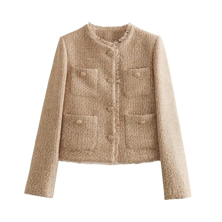 Image of Sandy | Women's Cropped Tweed Jacket