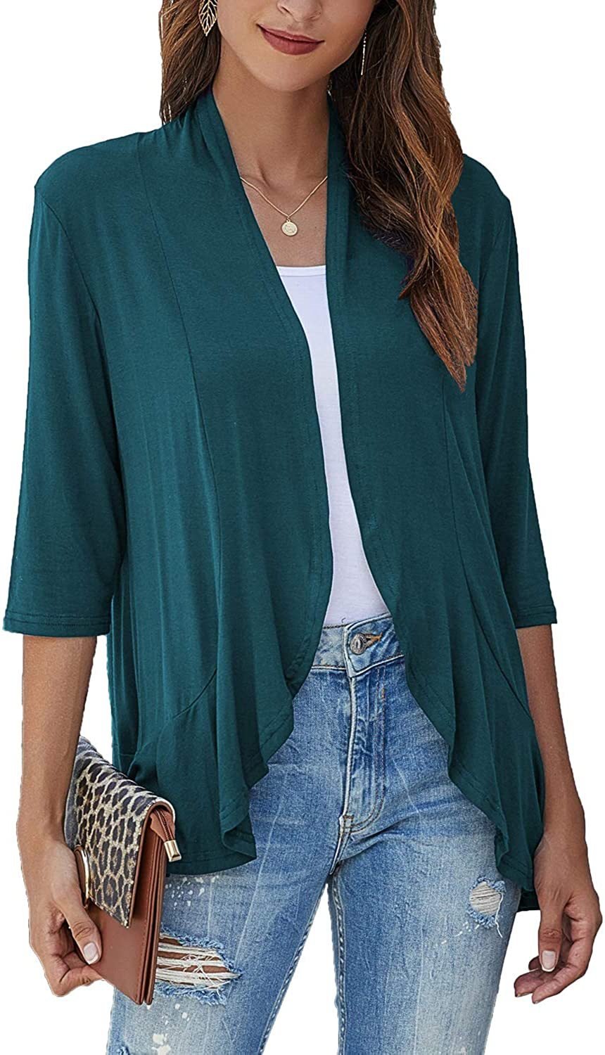 Image of Savannah | Women's Open Front Draped Cardigan