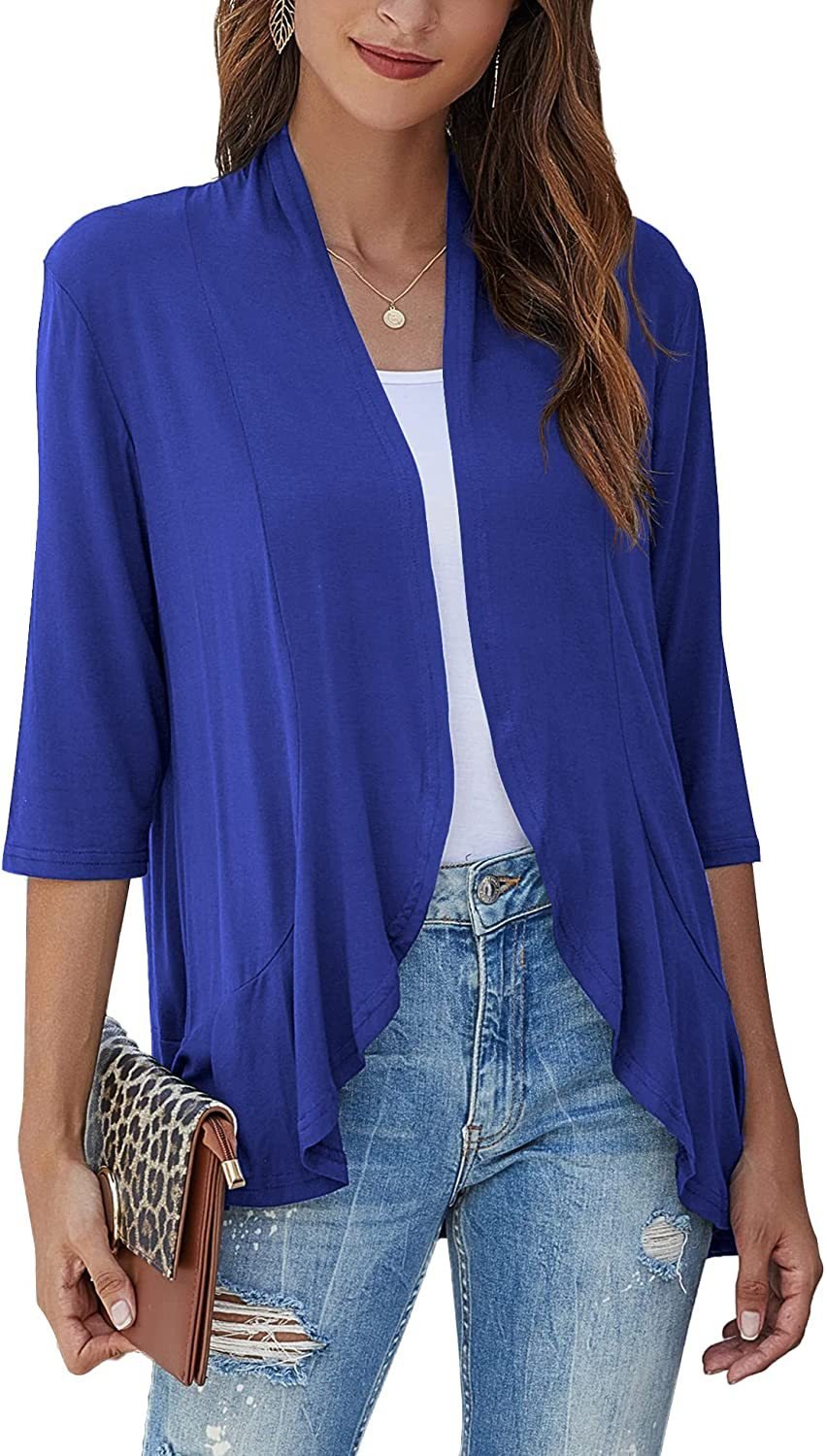 Image of Savannah | Women's Open Front Draped Cardigan