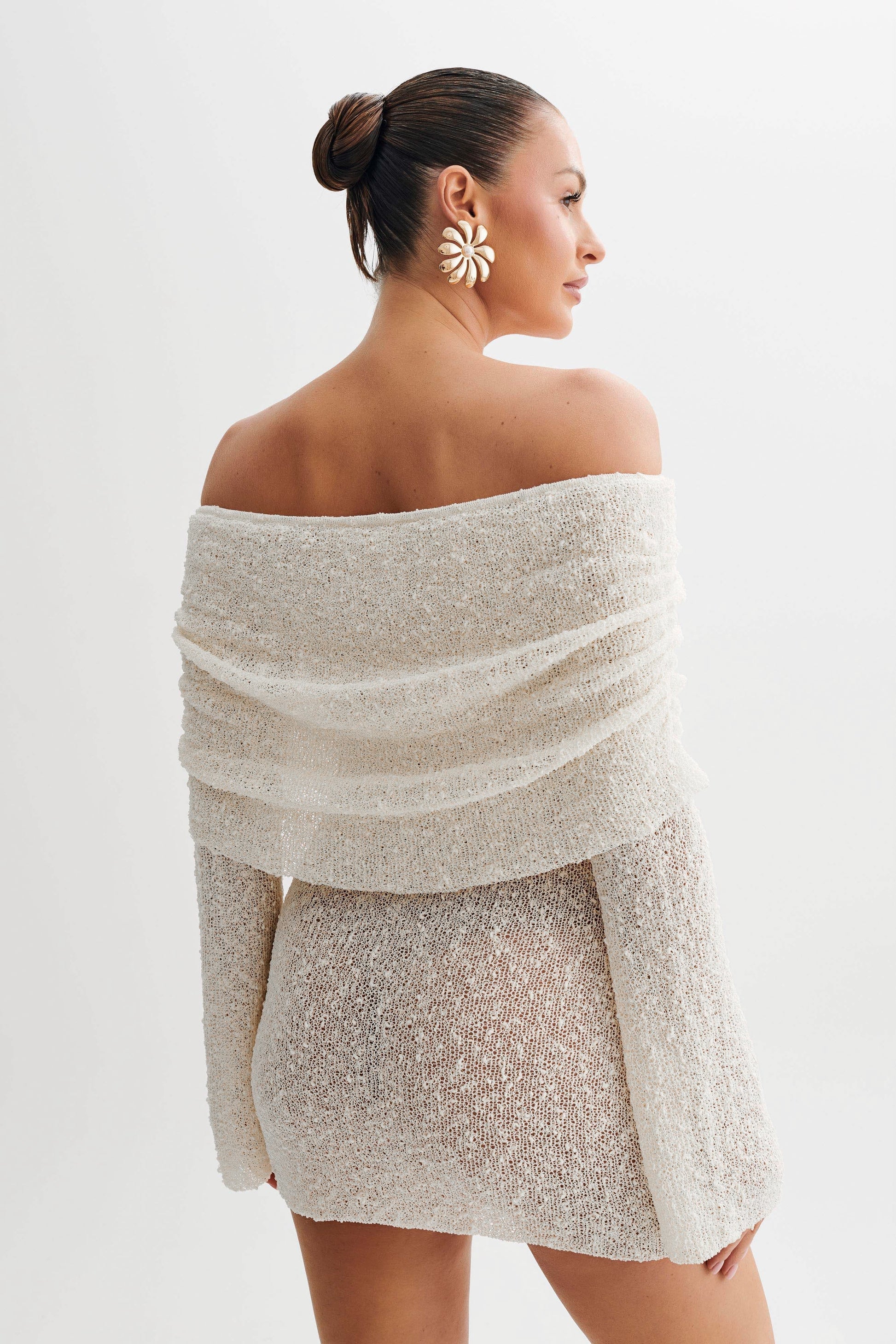 Image of Selena | Women's Bodycon Off-Shoulder Mini Dress