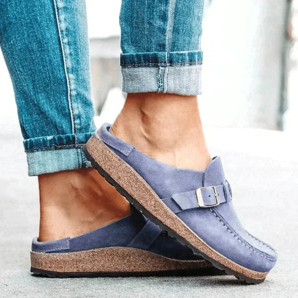 Image of Selena | Women's Slip-On Buckle Loafers