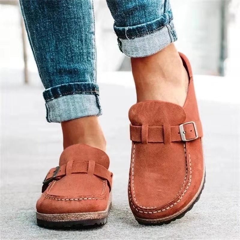 Image of Selena | Women's Slip-On Buckle Loafers