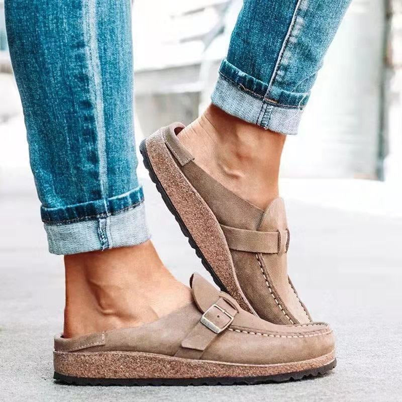Image of Selena | Women's Slip-On Buckle Loafers