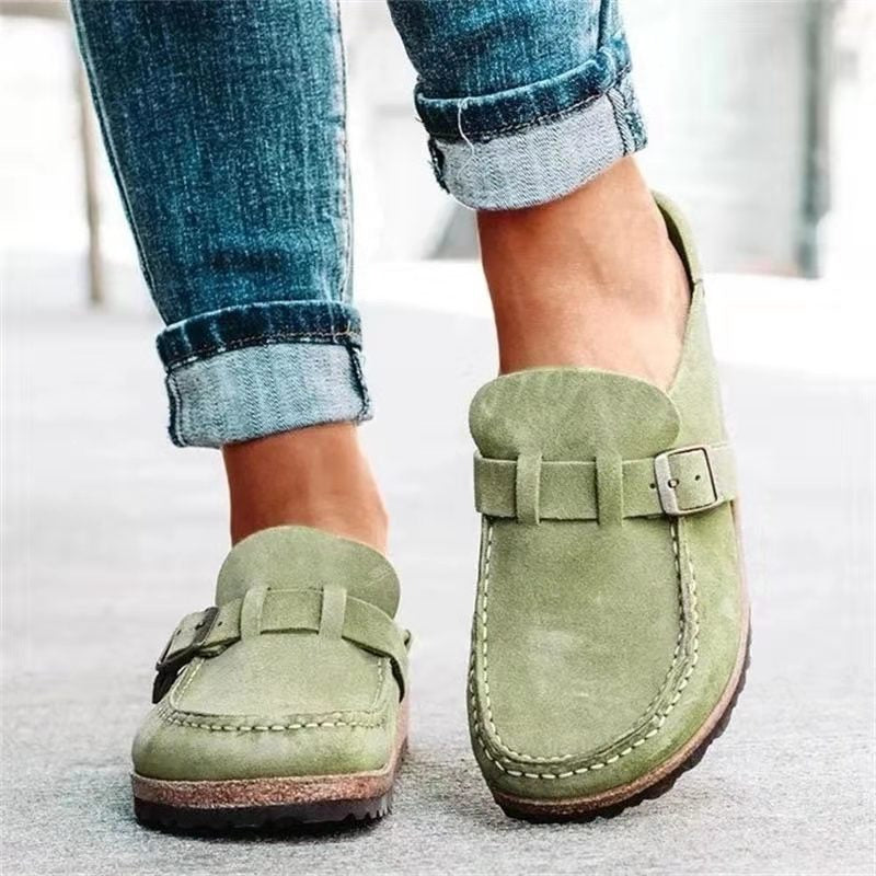 Image of Selena | Women's Slip-On Buckle Loafers