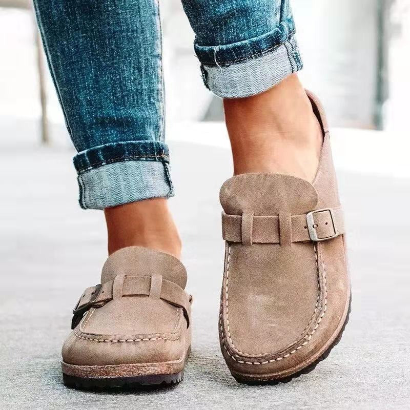 Image of Selena | Women's Slip-On Buckle Loafers