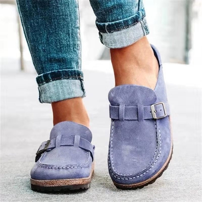 Image of Selena | Women's Slip-On Buckle Loafers