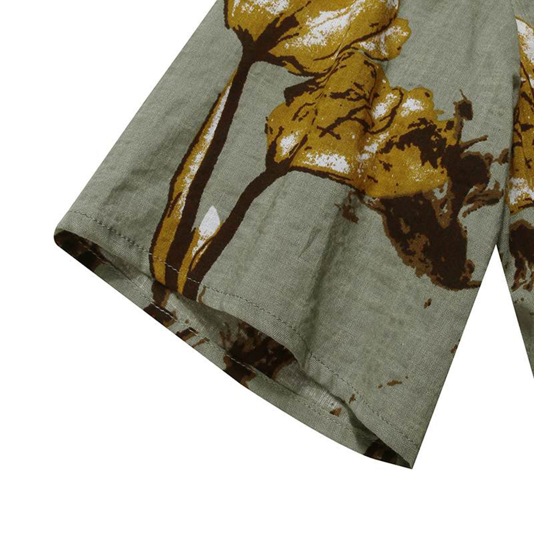 Image of Serena | Women's Short Sleeve A-Line Maxi Dress