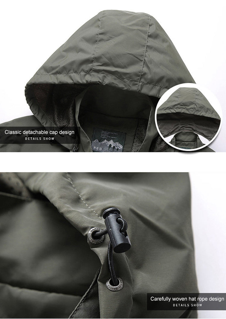 Image of Seth | Men's Hooded Full Zip Jacket