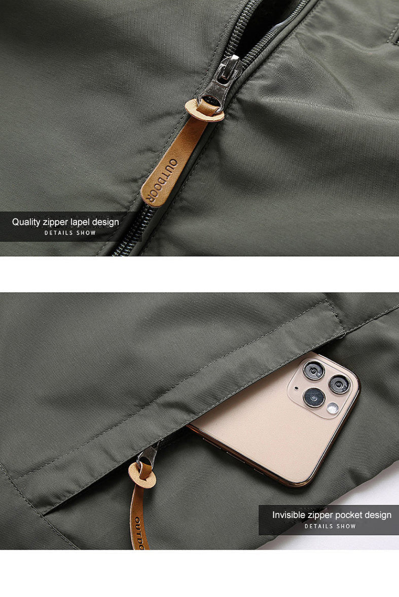 Image of Seth | Men's Hooded Full Zip Jacket