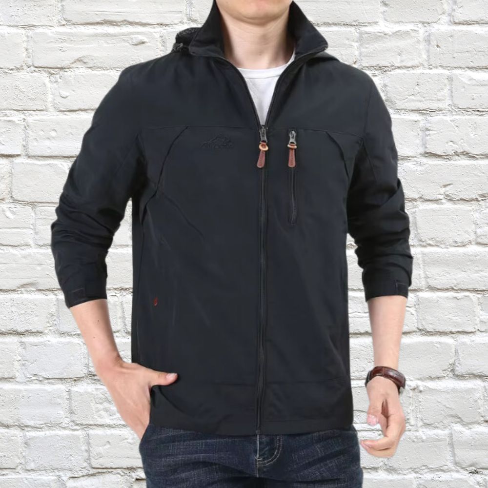 Image of Seth | Men's Hooded Full Zip Jacket