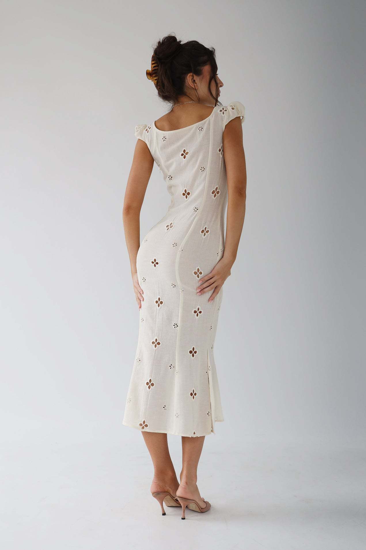 Image of Shelby | Women's Sleeveless A-Line Midi Dress