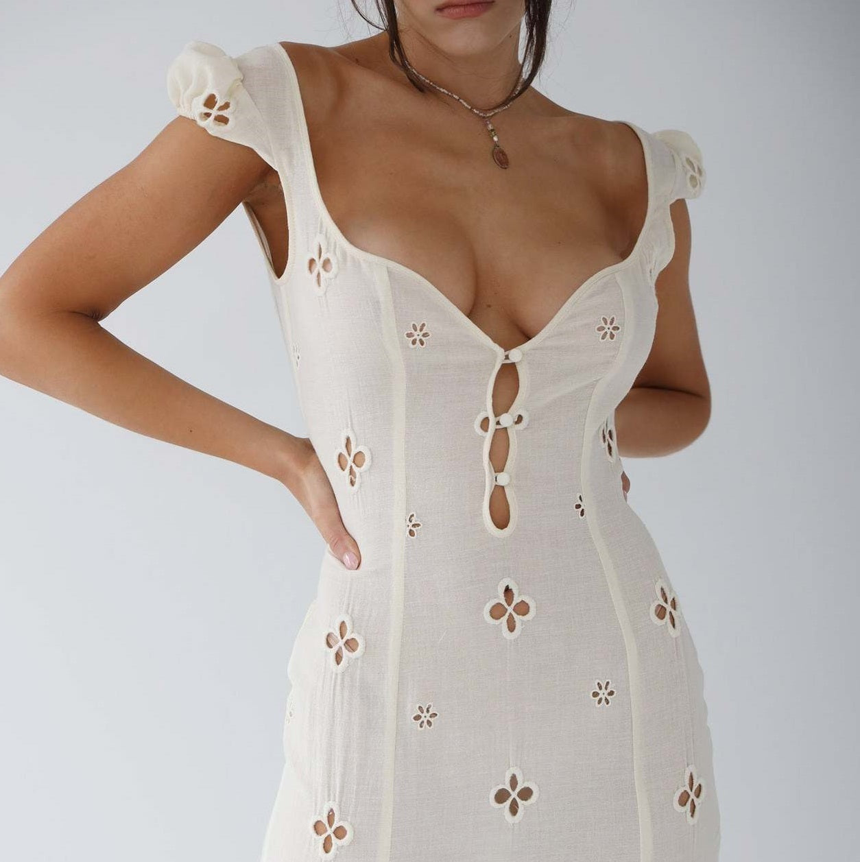 Image of Shelby | Women's Sleeveless A-Line Midi Dress