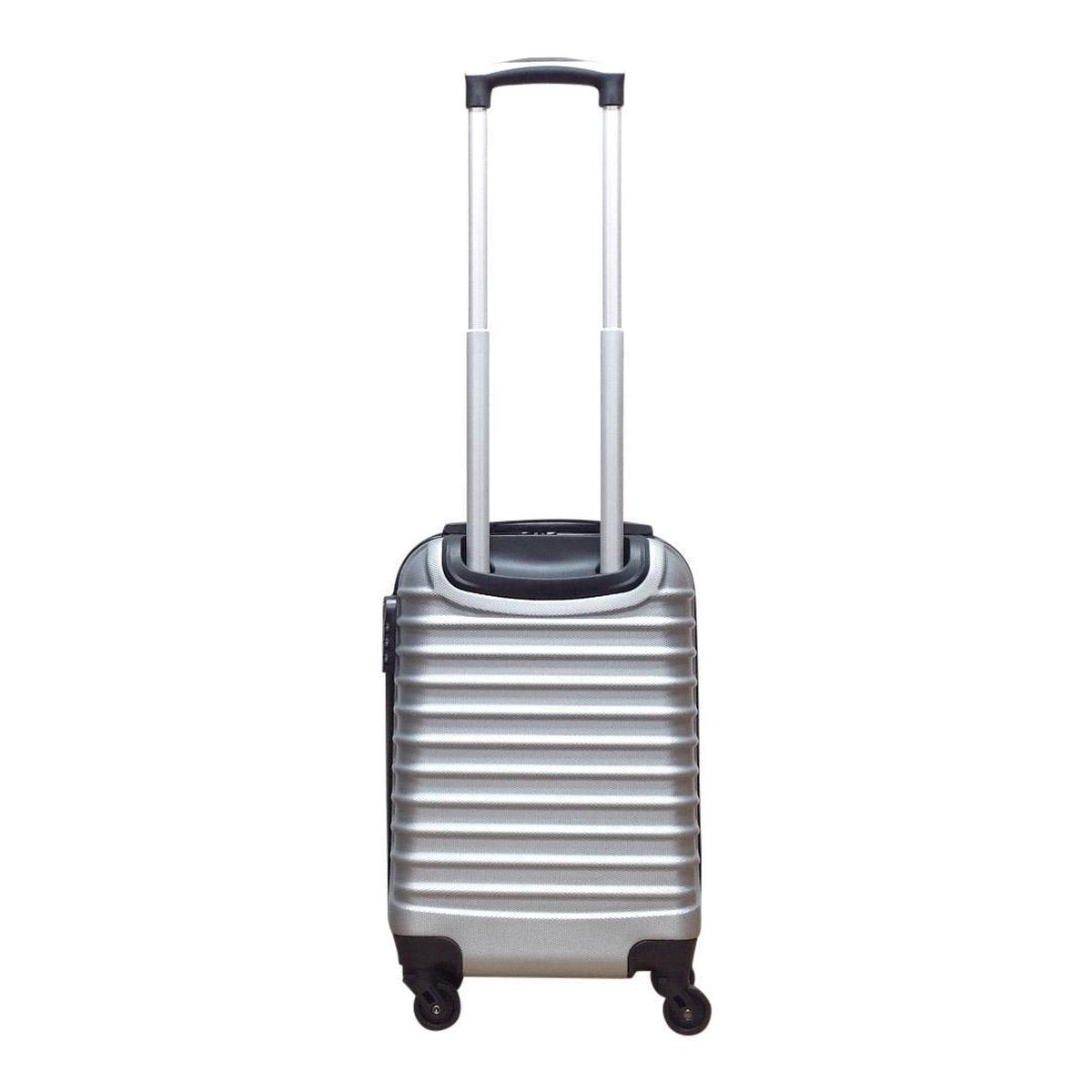 Silver Hard-Shell 2-Piece Travel Luggage Set