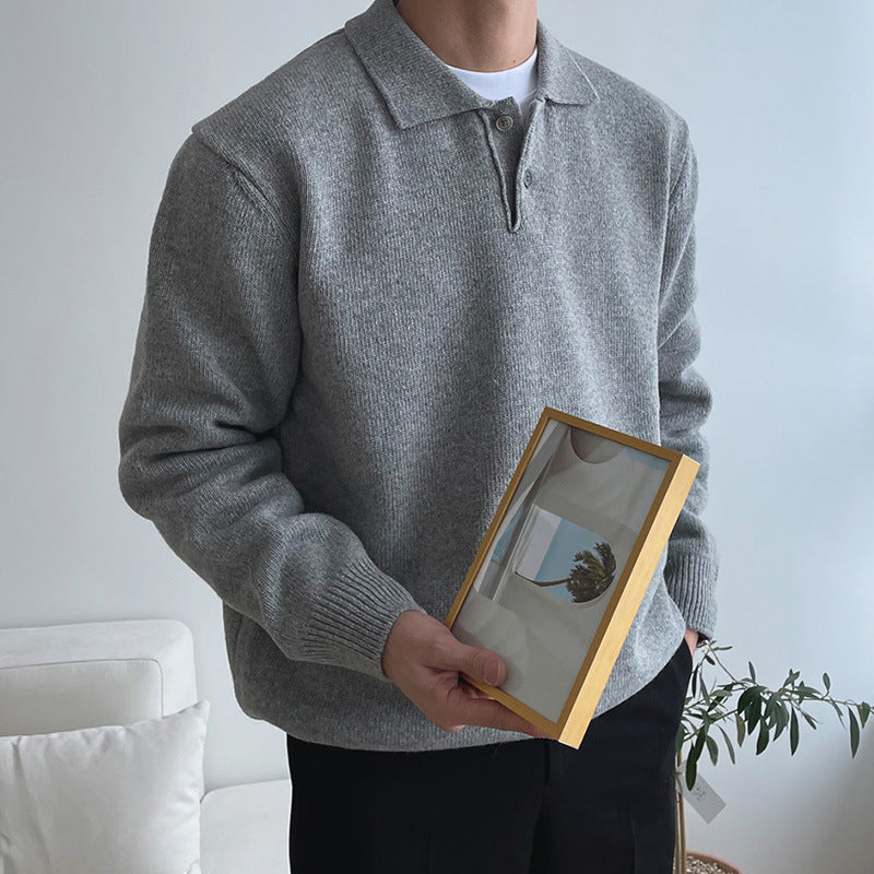 Image of Simon | Men's Button Sweater