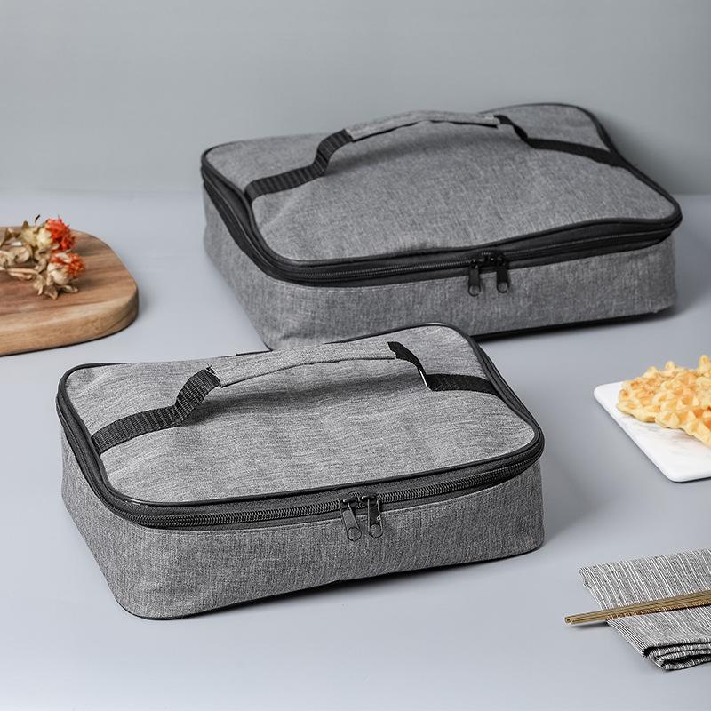 Small Grey Insulated Pouch