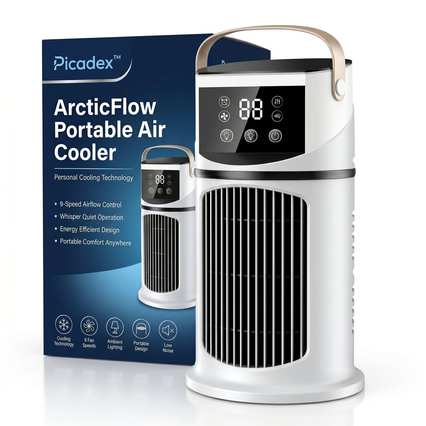 Small Portable Air Conditioner Fan – AC Cooler