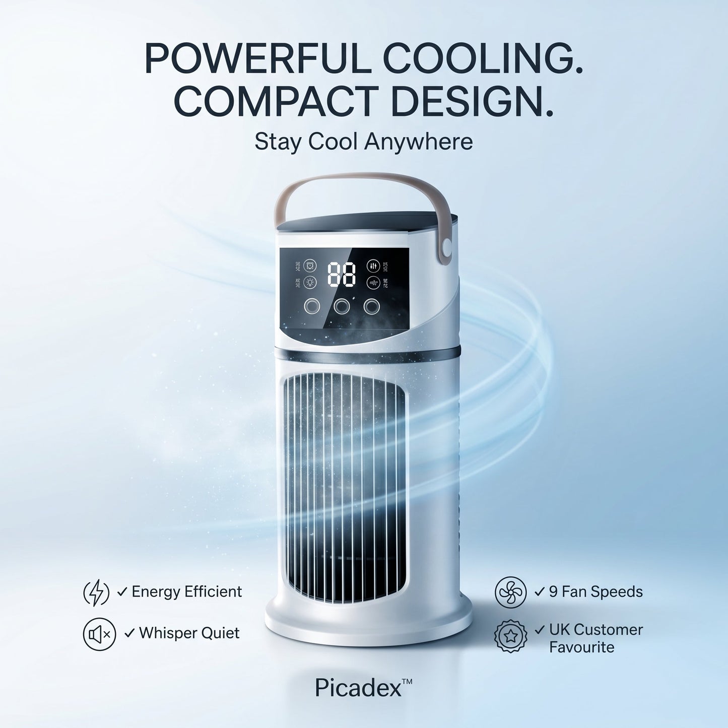 Small Portable Air Conditioner Fan – AC Cooler