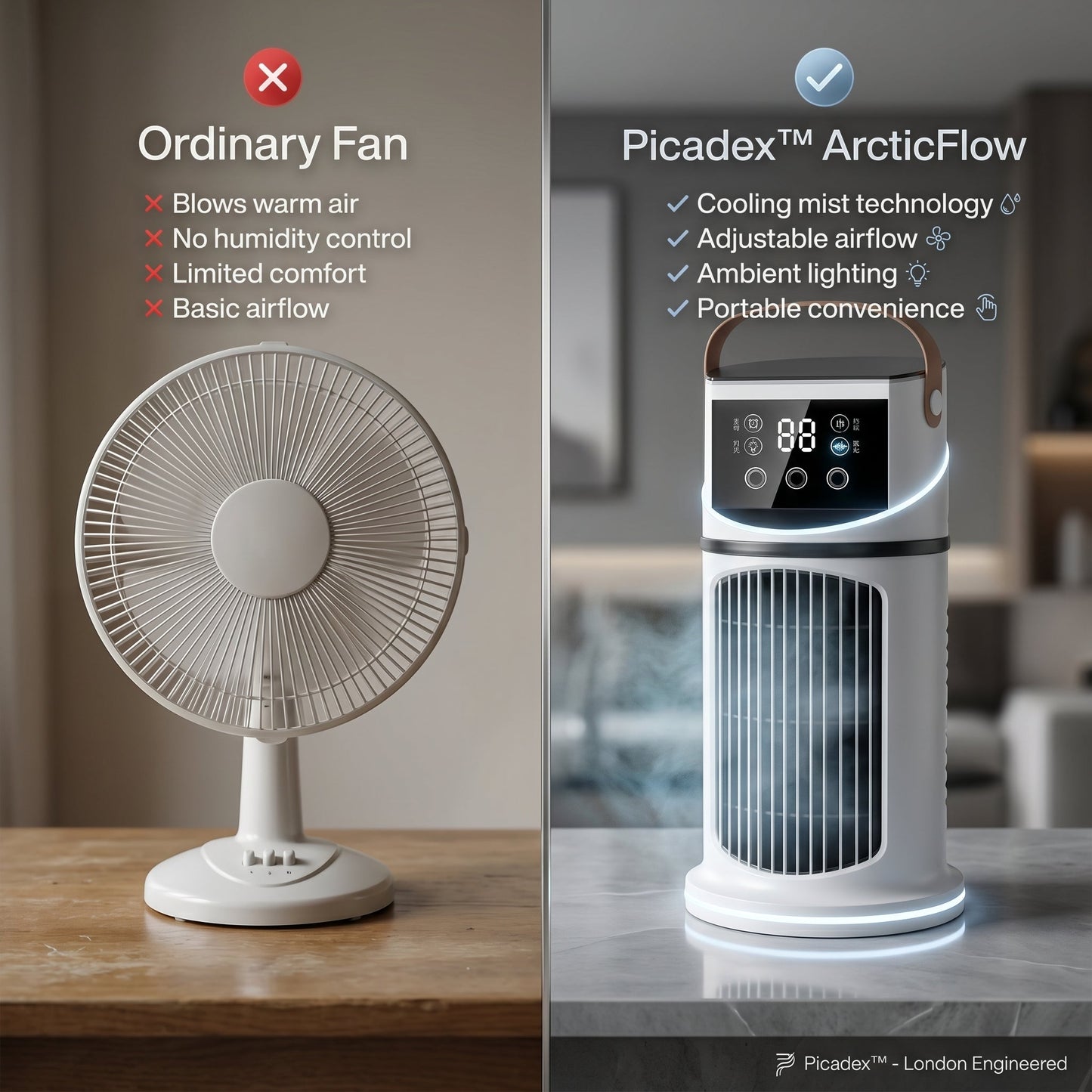 Small Portable Air Conditioner Fan – AC Cooler