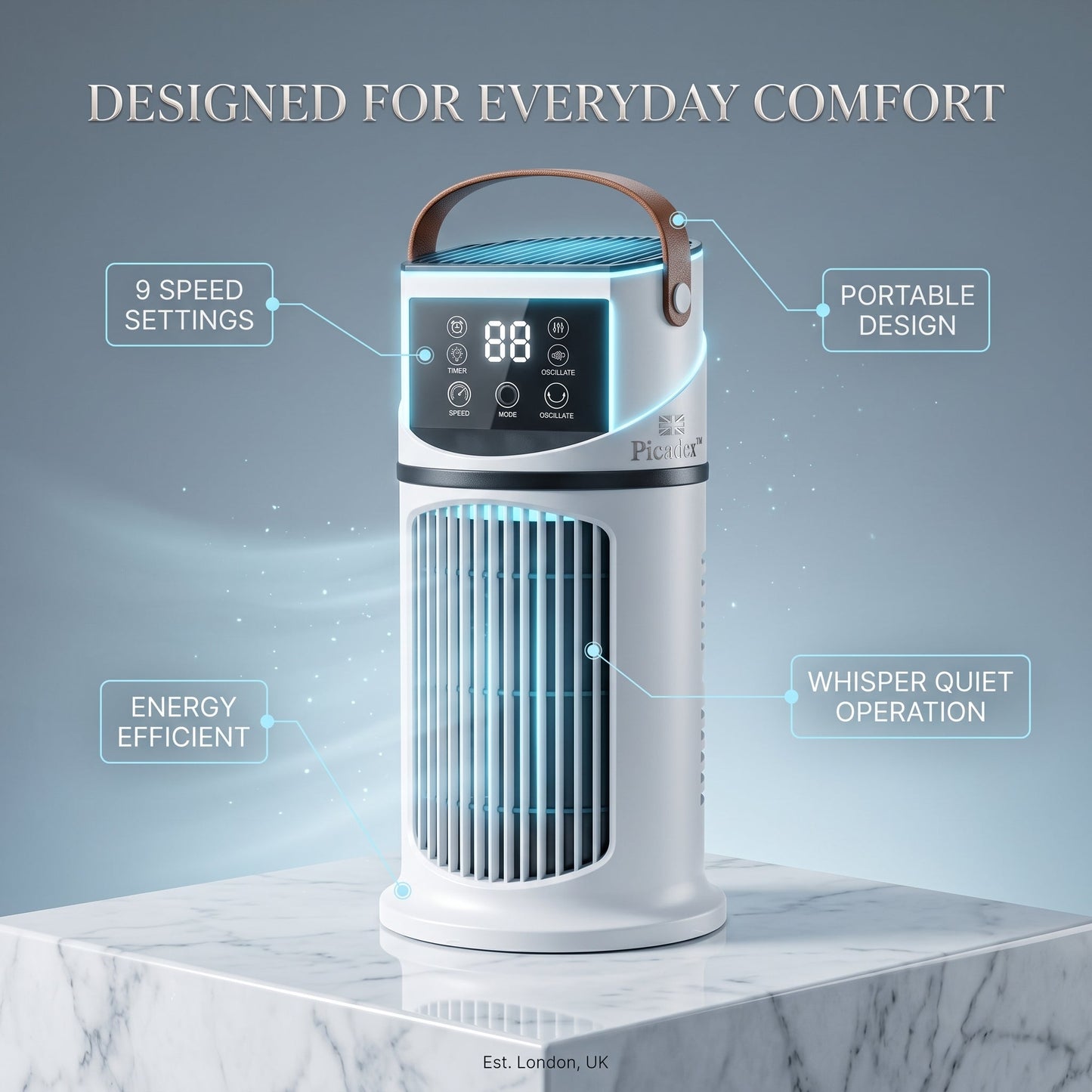Small Portable Air Conditioner Fan – AC Cooler