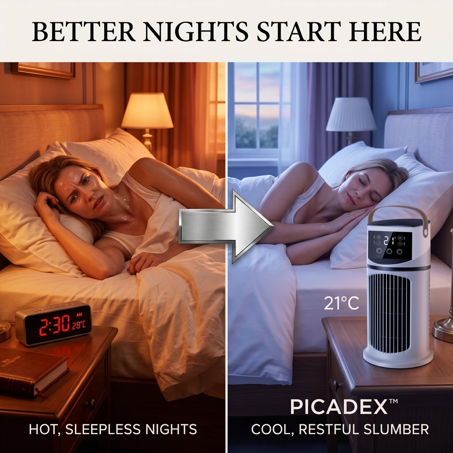 Small Portable Air Conditioner Fan – AC Cooler