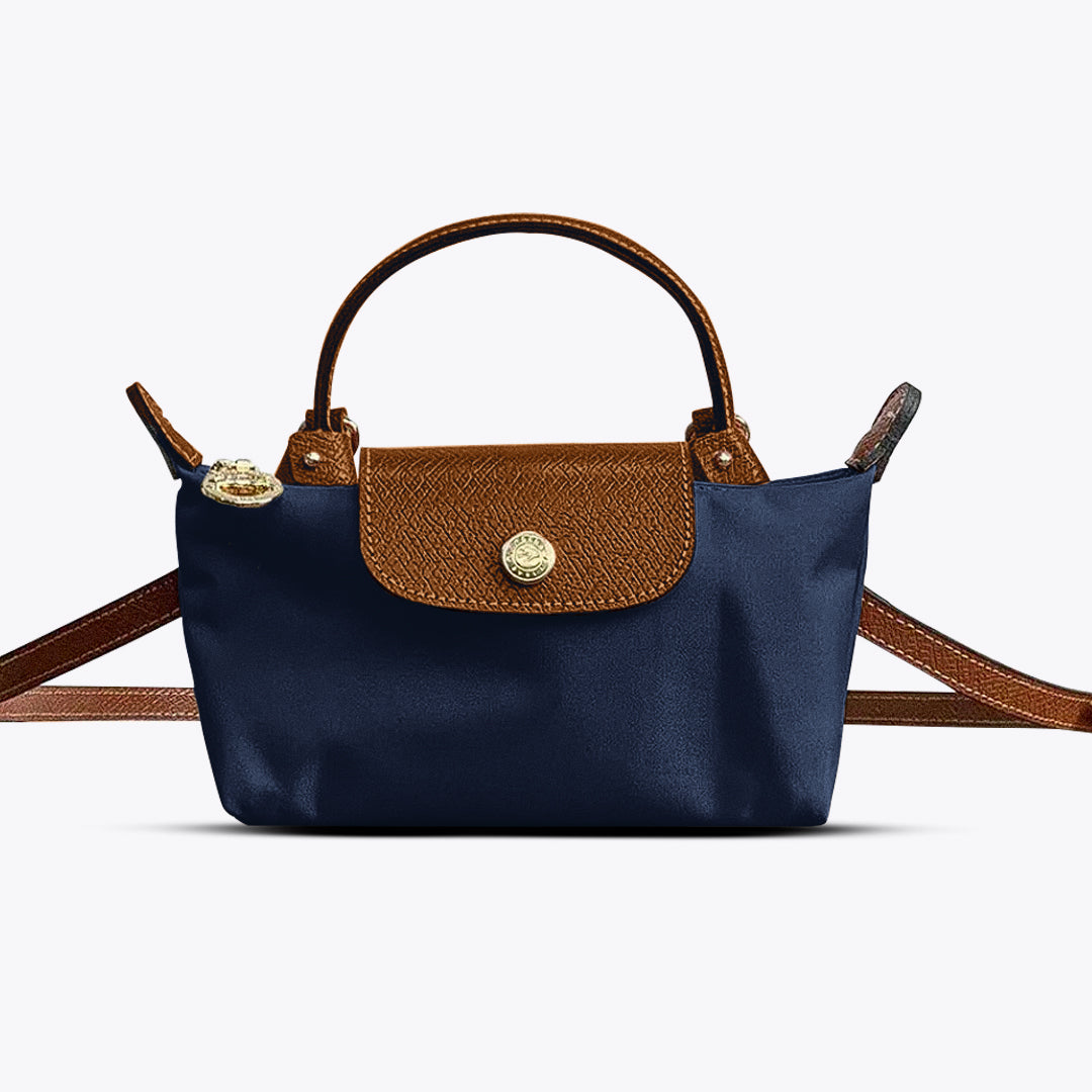 Small shoulder bag with strap