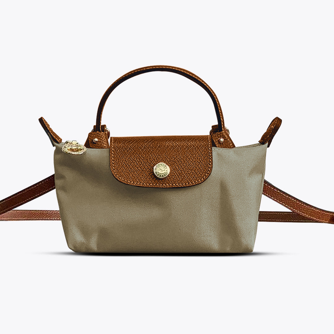 Small shoulder bag with strap