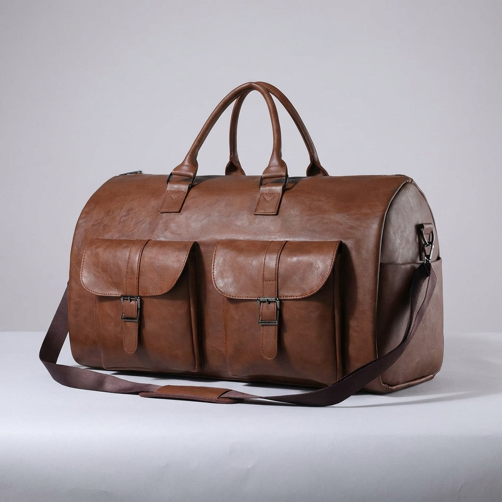 Spacious Weekender Travel Bag with Shoe Compartment - Organized Travel