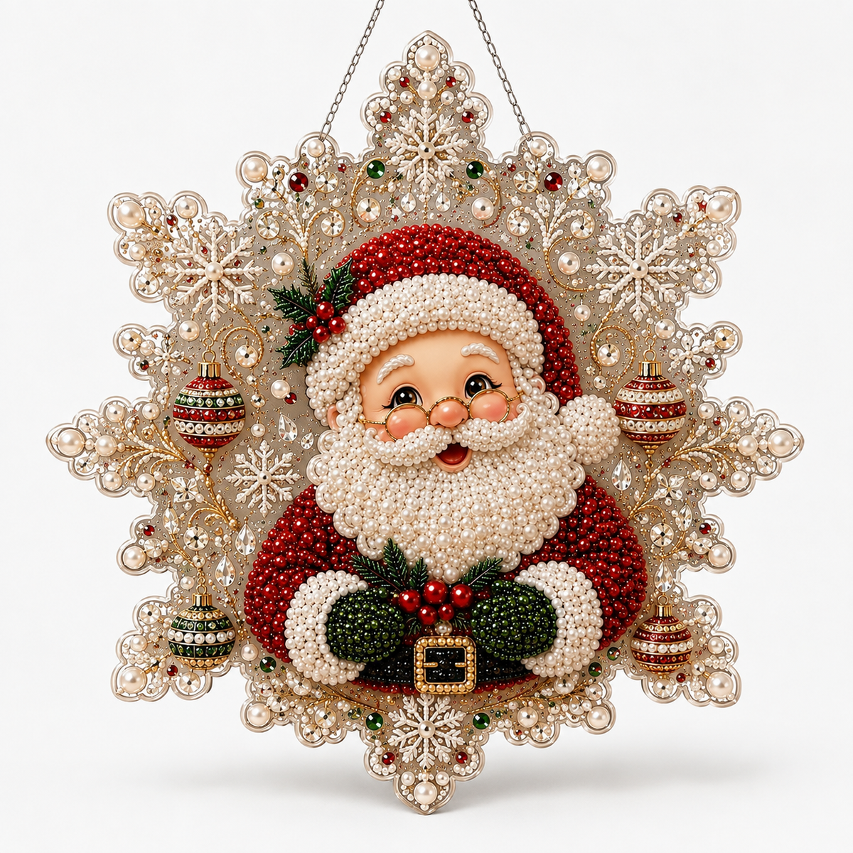 Special-Shaped Diamond Santa Ornament Kit