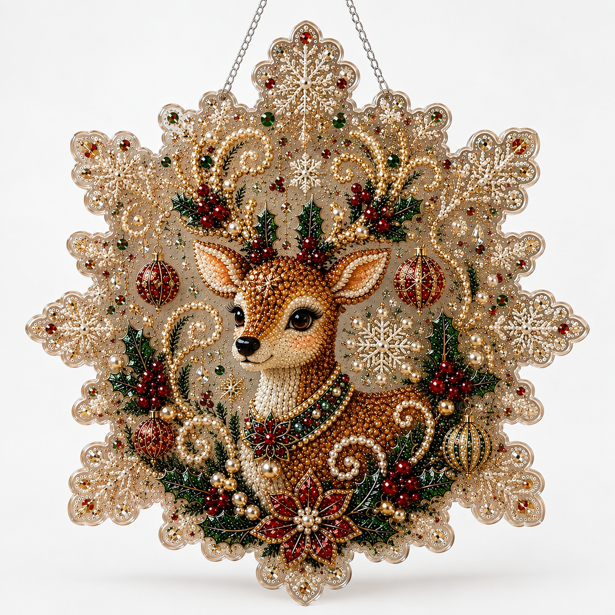 Special-Shaped Diamond Santa Ornament Kit