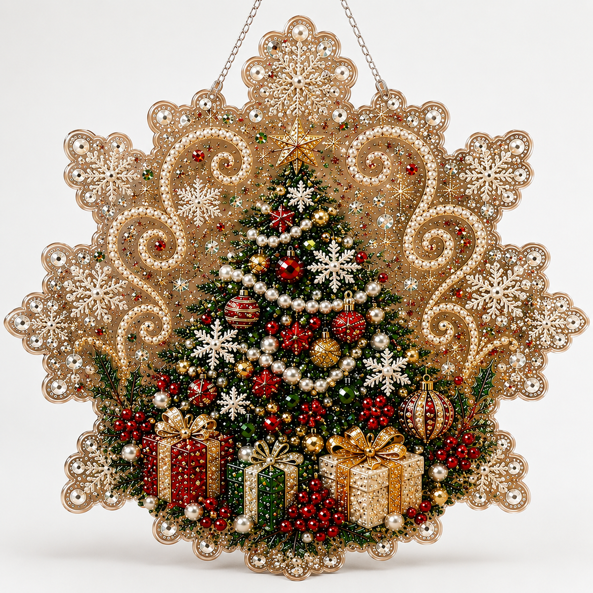 Special-Shaped Diamond Santa Ornament Kit