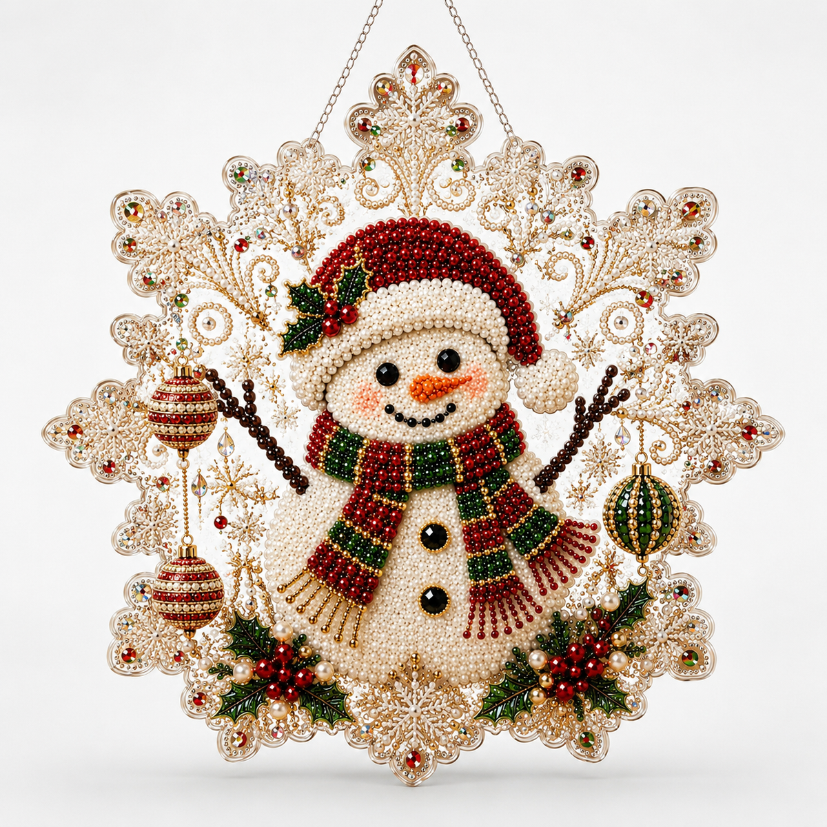 Special-Shaped Diamond Santa Ornament Kit