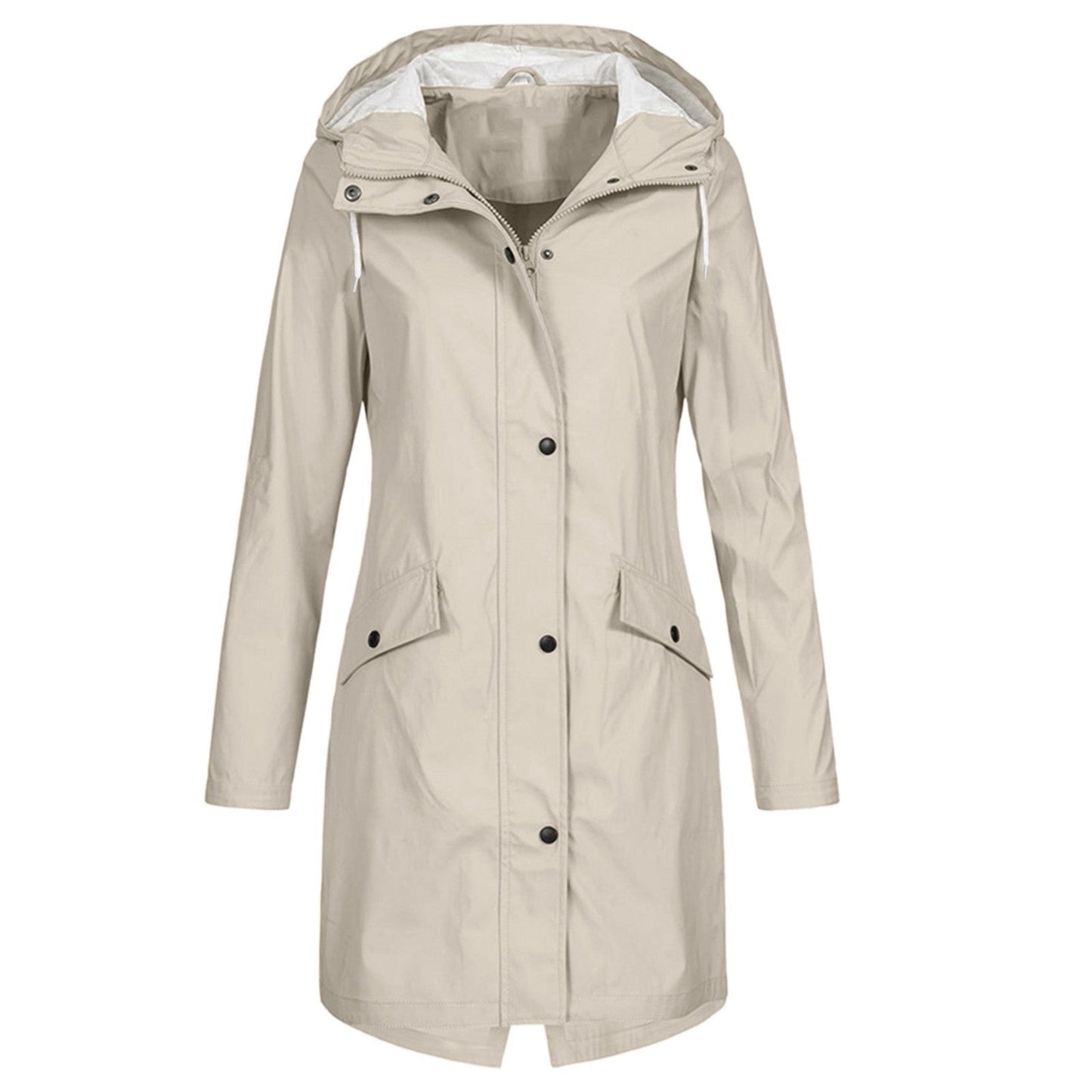 Image of Stacy | Women's Hooded Mid-Length Coat