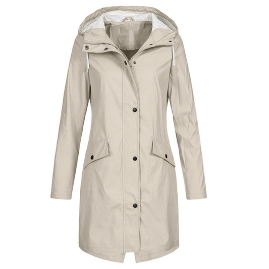 Image of Stacy | Women's Hooded Mid-Length Coat
