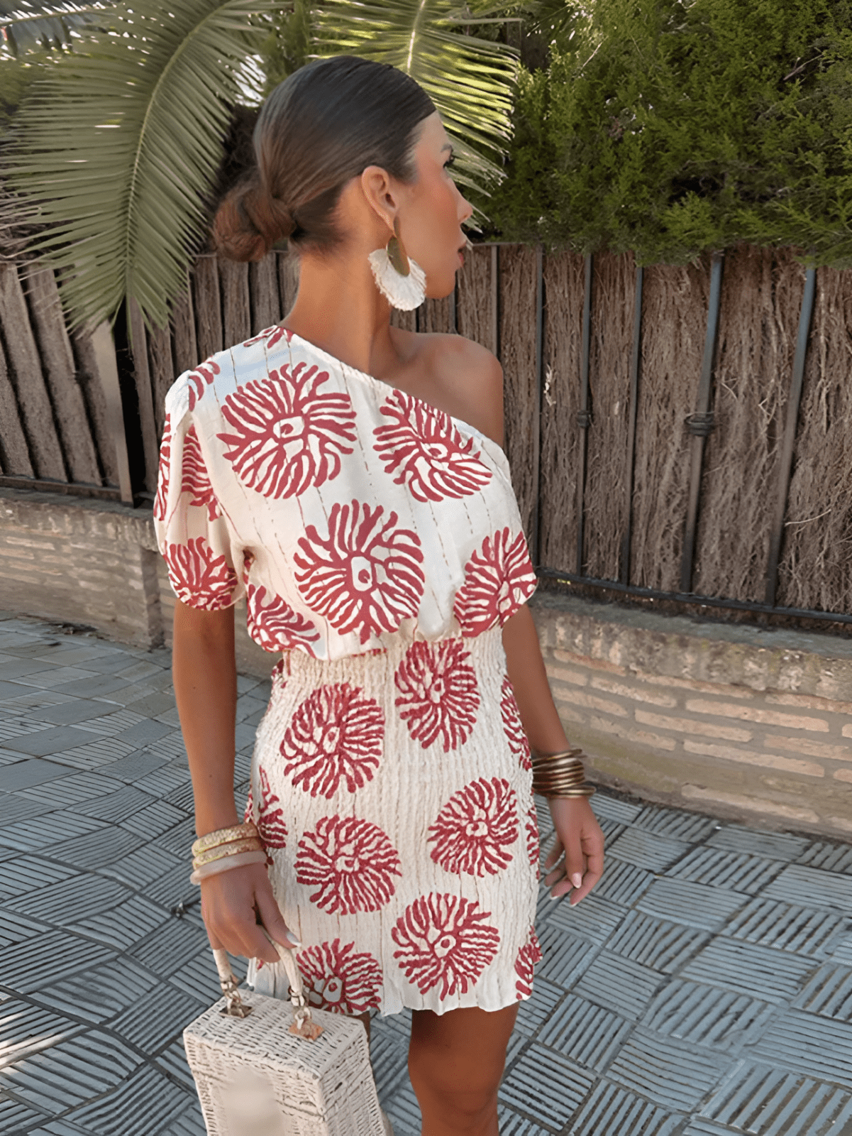 Image of Stacy | Women's One Shoulder Mini Dress
