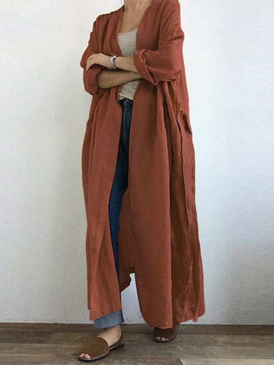 Image of Stella | Women's Oversized Longline Duster Jacket