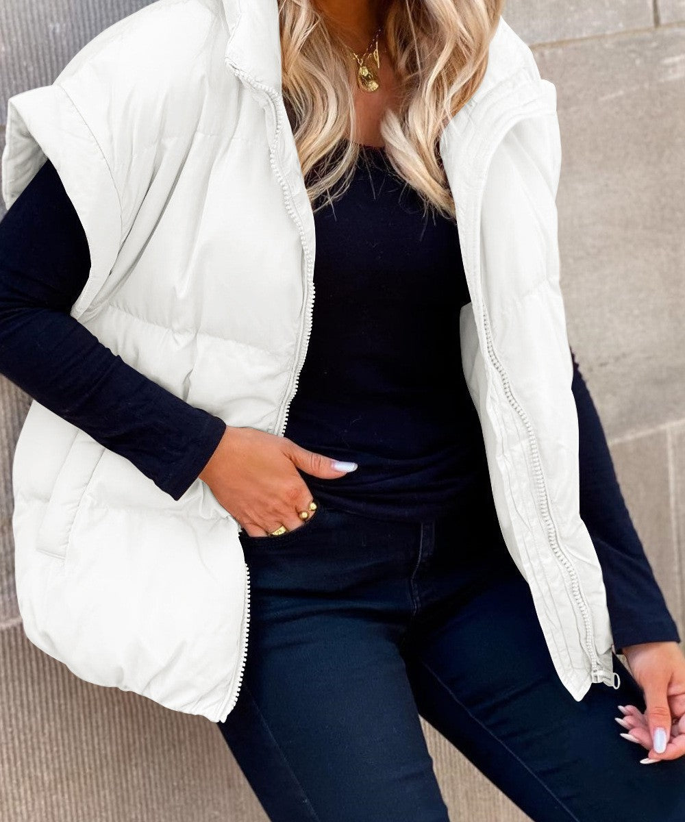 Image of Stella | Women's Sleeveless Puffer Vest