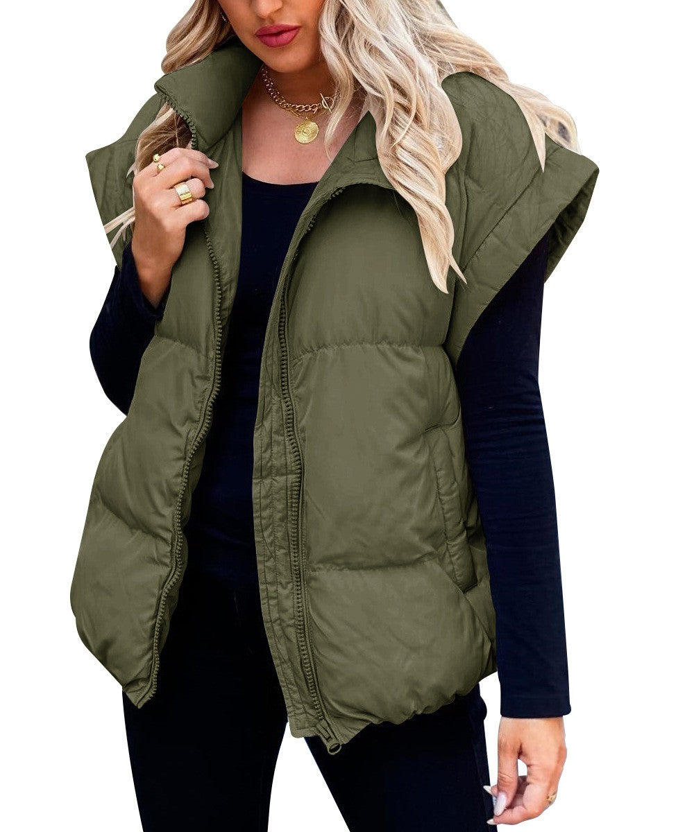 Image of Stella | Women's Sleeveless Puffer Vest