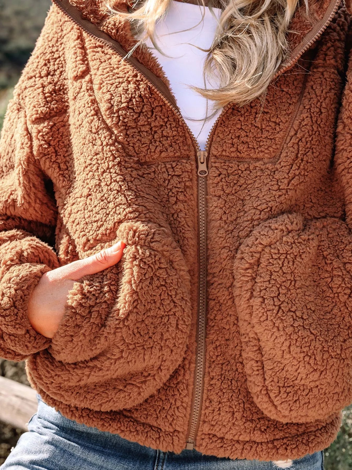 Image of Stephanie | Women's Relaxed Fit Zip Up Jacket