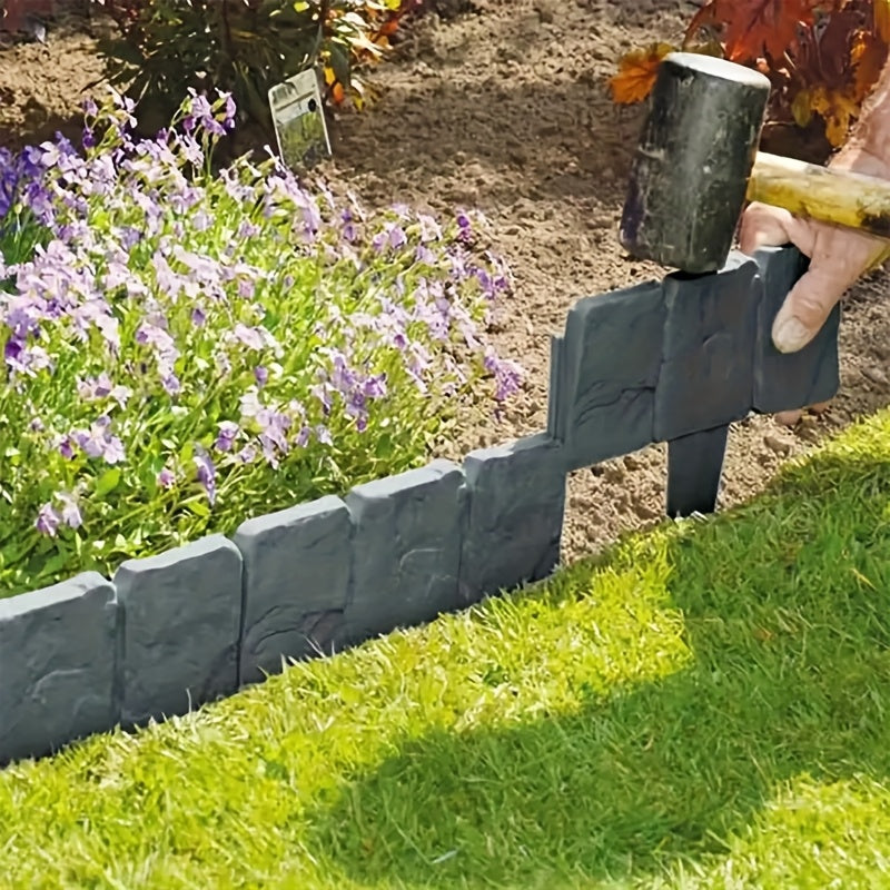 Stone-Look Garden Edging Set – Practical and Decorative