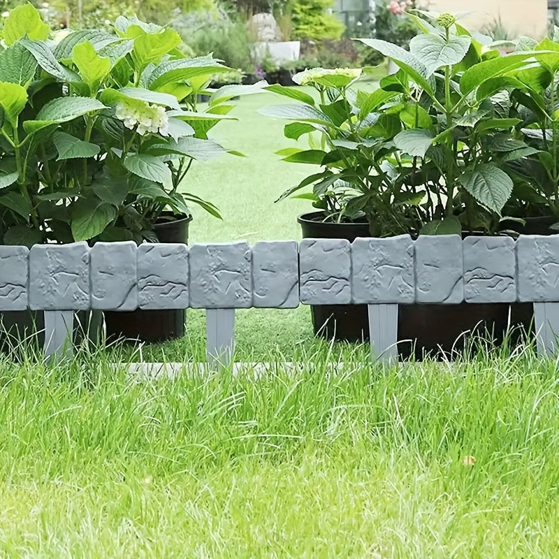 Stone-Look Garden Edging Set – Practical and Decorative