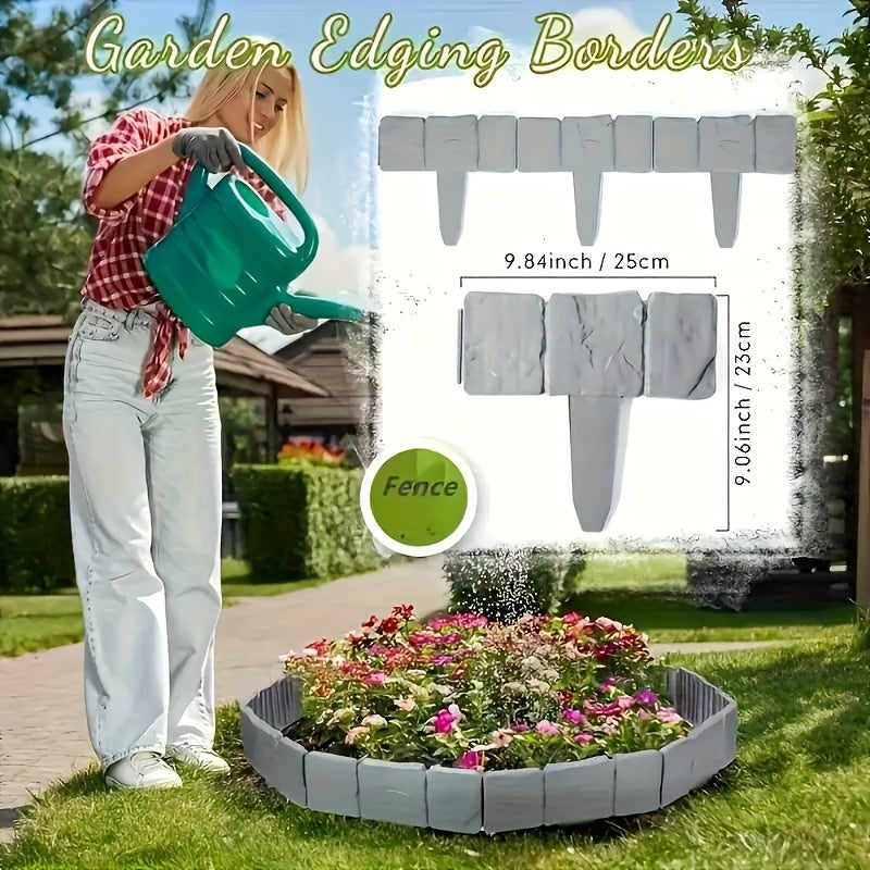 Stone-Look Garden Edging Set – Practical and Decorative